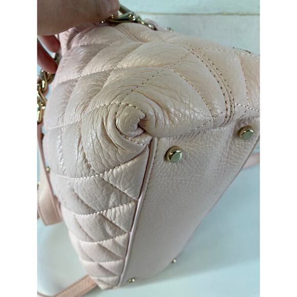 KATE SPADE PINK PUFFED QUILTED LEATHER CROSSBODY BAG (ASIS) - Picture 11 of 16